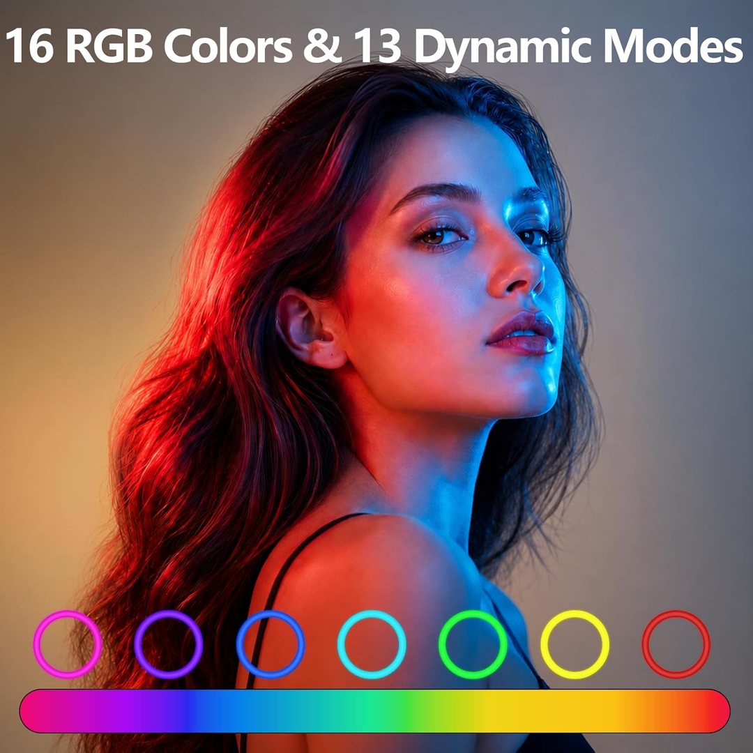EMART 10'' Ring Light with 55'' Extendable Tripod Stand & Phone Holder — frame 4
