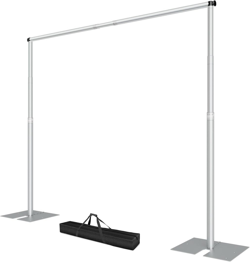 EMART 10x10ft Heavy Duty Backdrop Stand Adjustable Pipe and Drape Kit — frame 2