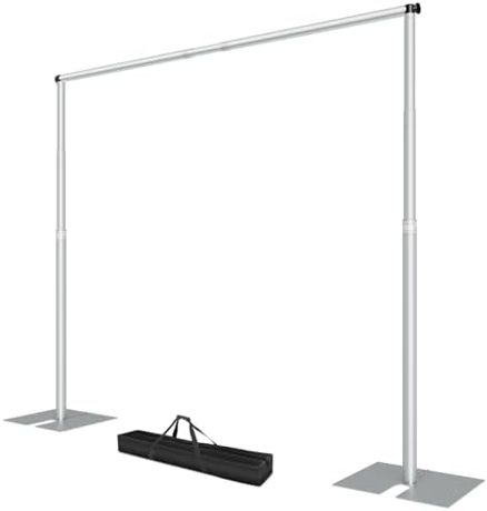 EMART 10x10ft Heavy Duty Backdrop Stand Adjustable Pipe and Drape Kit