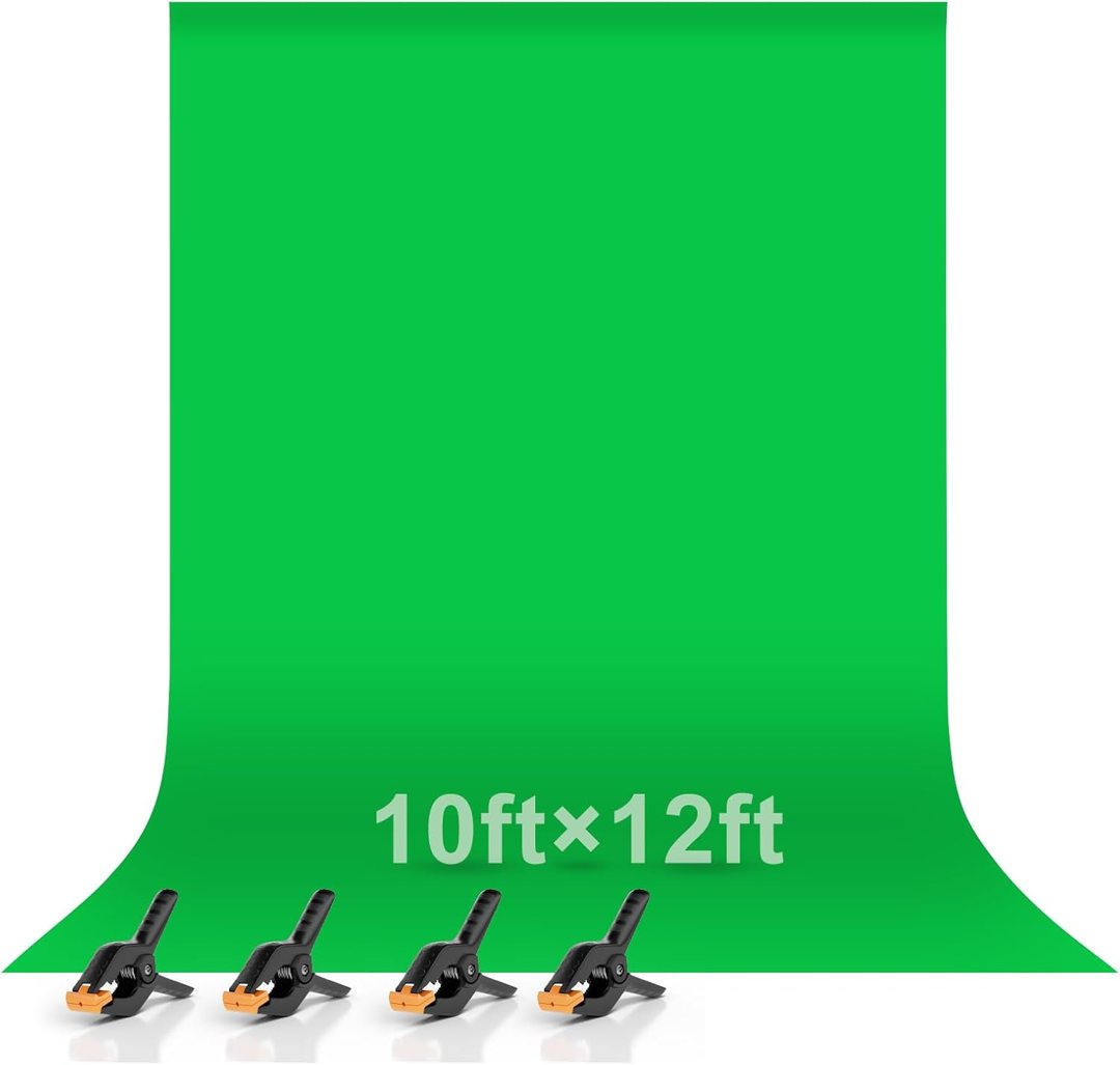 EMART 10x12Ft Green Screen Backdrop,Photography Greenscreen Background — frame 2