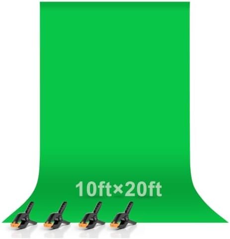 EMART 10x20Ft Green Screen Backdrop,Photography Greenscreen Background — frame 1