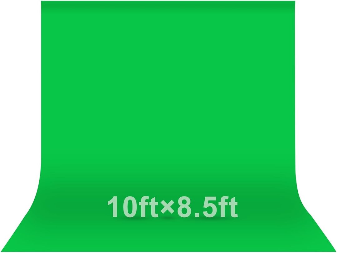 EMART 10x8.5Ft Green Screen Backdrop,Photography Greenscreen Background — frame 2