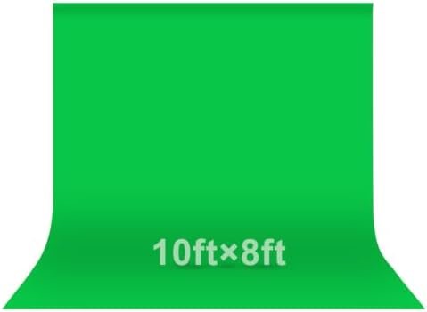 EMART 10x8Ft Green Screen Backdrop,Photography Greenscreen Background — frame 1