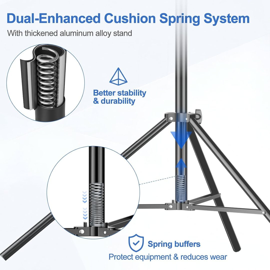 EMART 12x10Ft Heavy Duty Backdrop Stand, Adjustable Banner Stand for Photo — frame 5