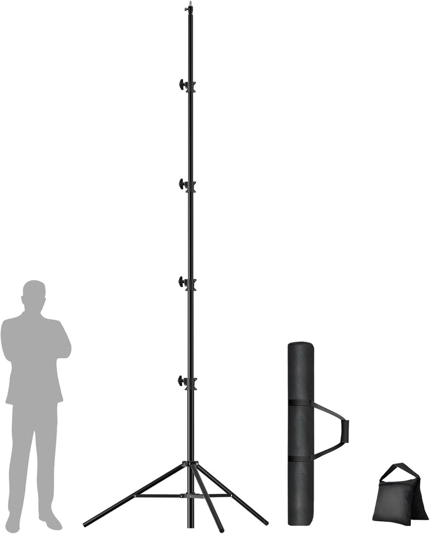 EMART 15.8ft Heavy Duty Light Stand Photography Tripod for Photography — frame 2