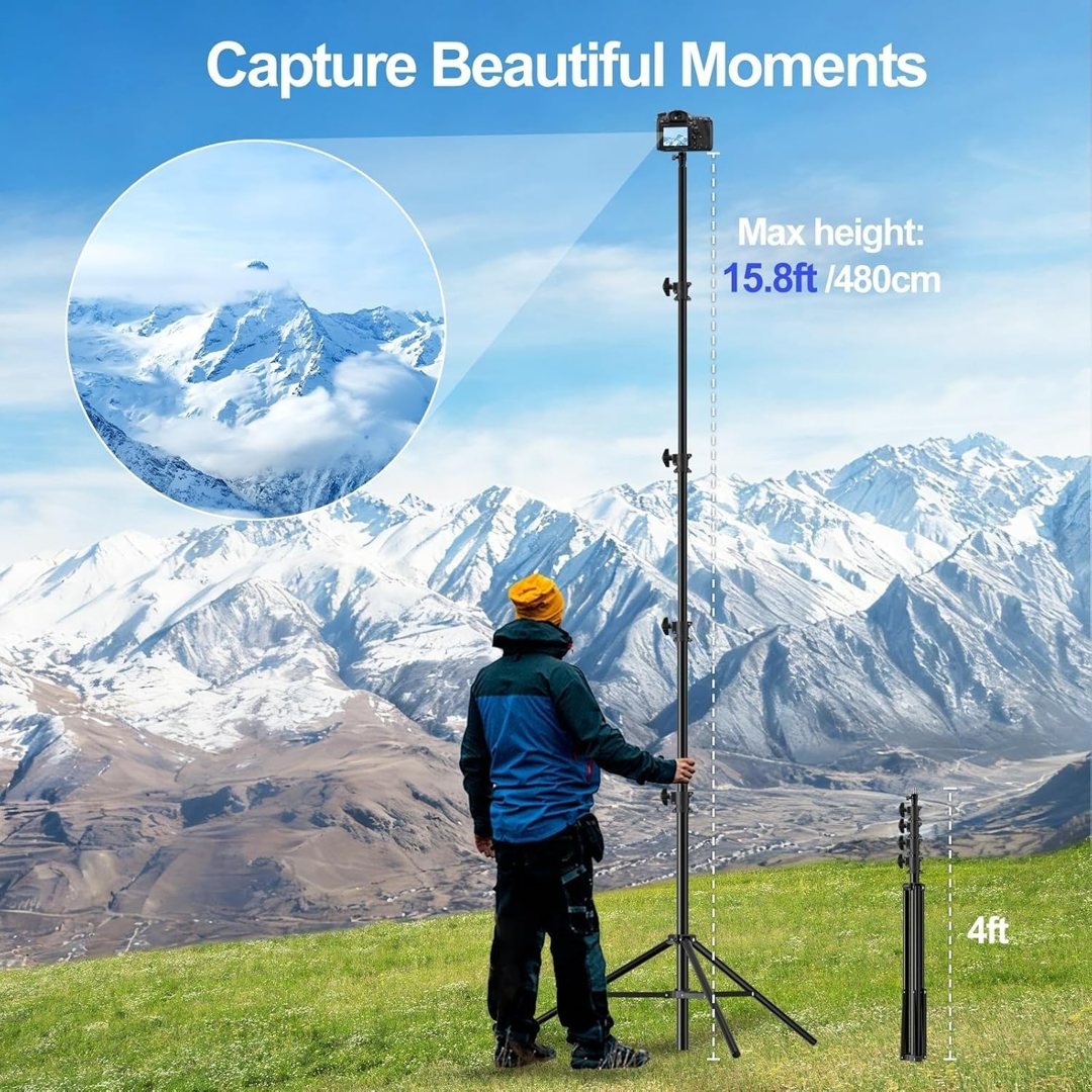 EMART 15.8ft Heavy Duty Light Stand Photography Tripod for Photography — frame 3