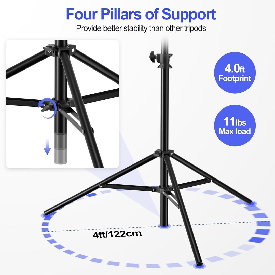 EMART 15.8ft Heavy Duty Light Stand Photography Tripod for Photography — frame 4