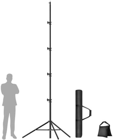 EMART 15.8ft Heavy Duty Light Stand Photography Tripod for Photography
