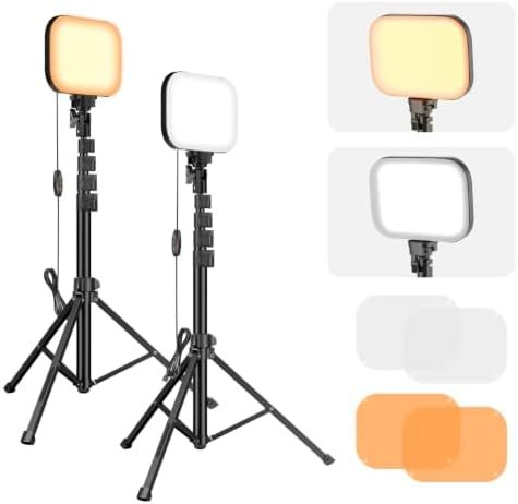EMART 2 Pack LED Video Light Kit, 3000-5500K Dimmable Studio Lights — frame 1