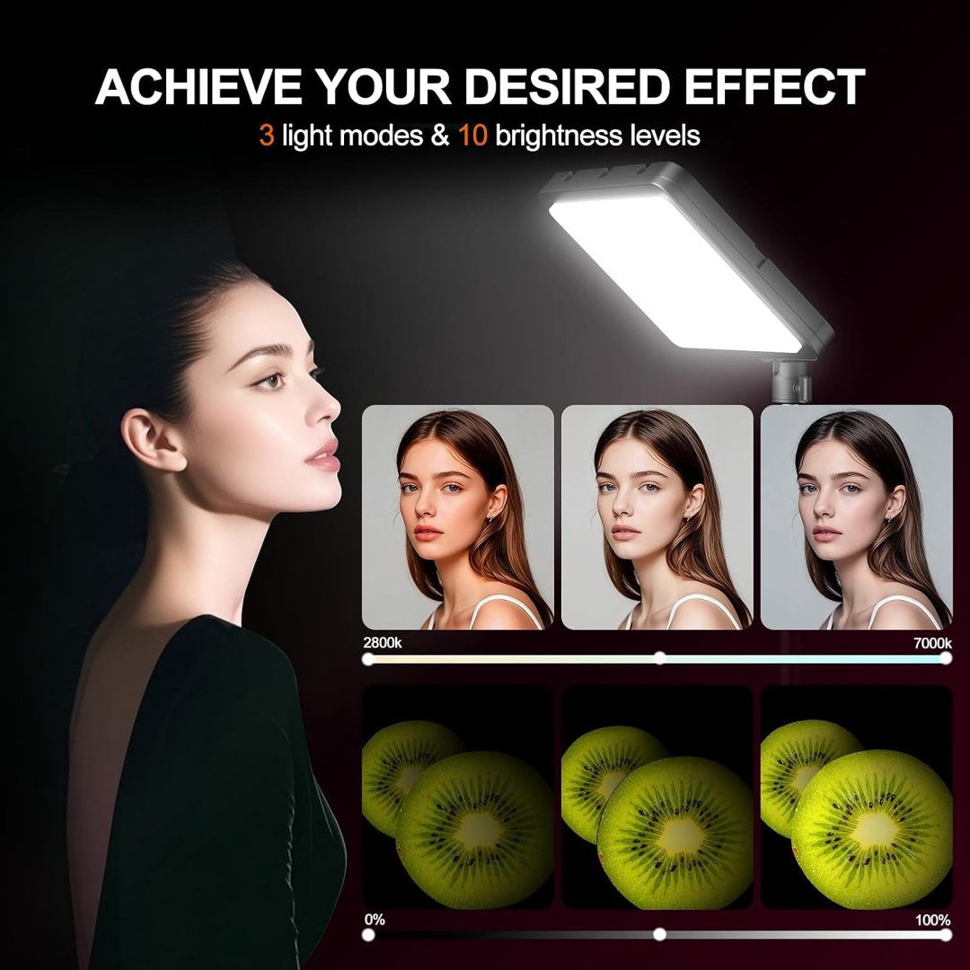 EMART 2-Pack LED Video Light Kit, 35W/3600lux Photography Lighting — frame 5
