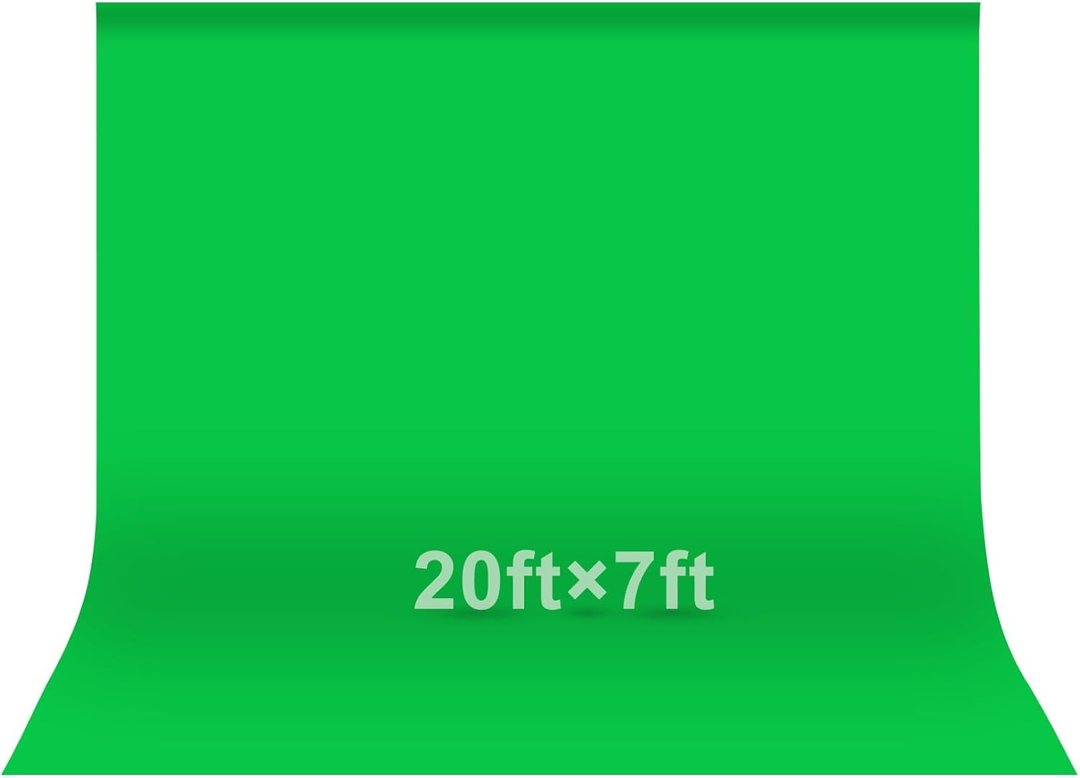 EMART 20x7Ft Green Screen Backdrop,Photography Greenscreen Background — frame 2