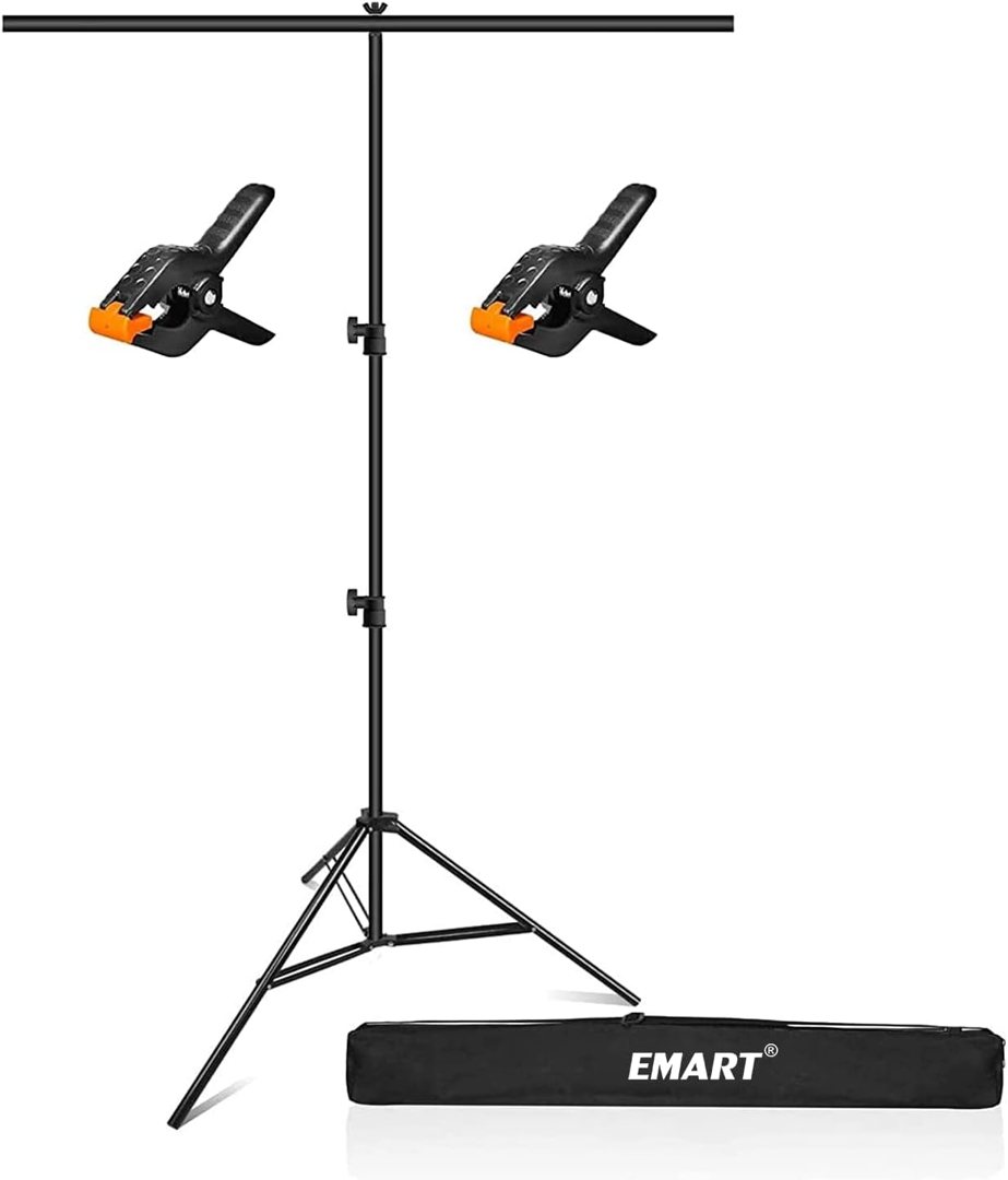 EMART 3 x 6.5ft Portable T-Shape Backdrop Stand, Back Drop Stand for Party — frame 2