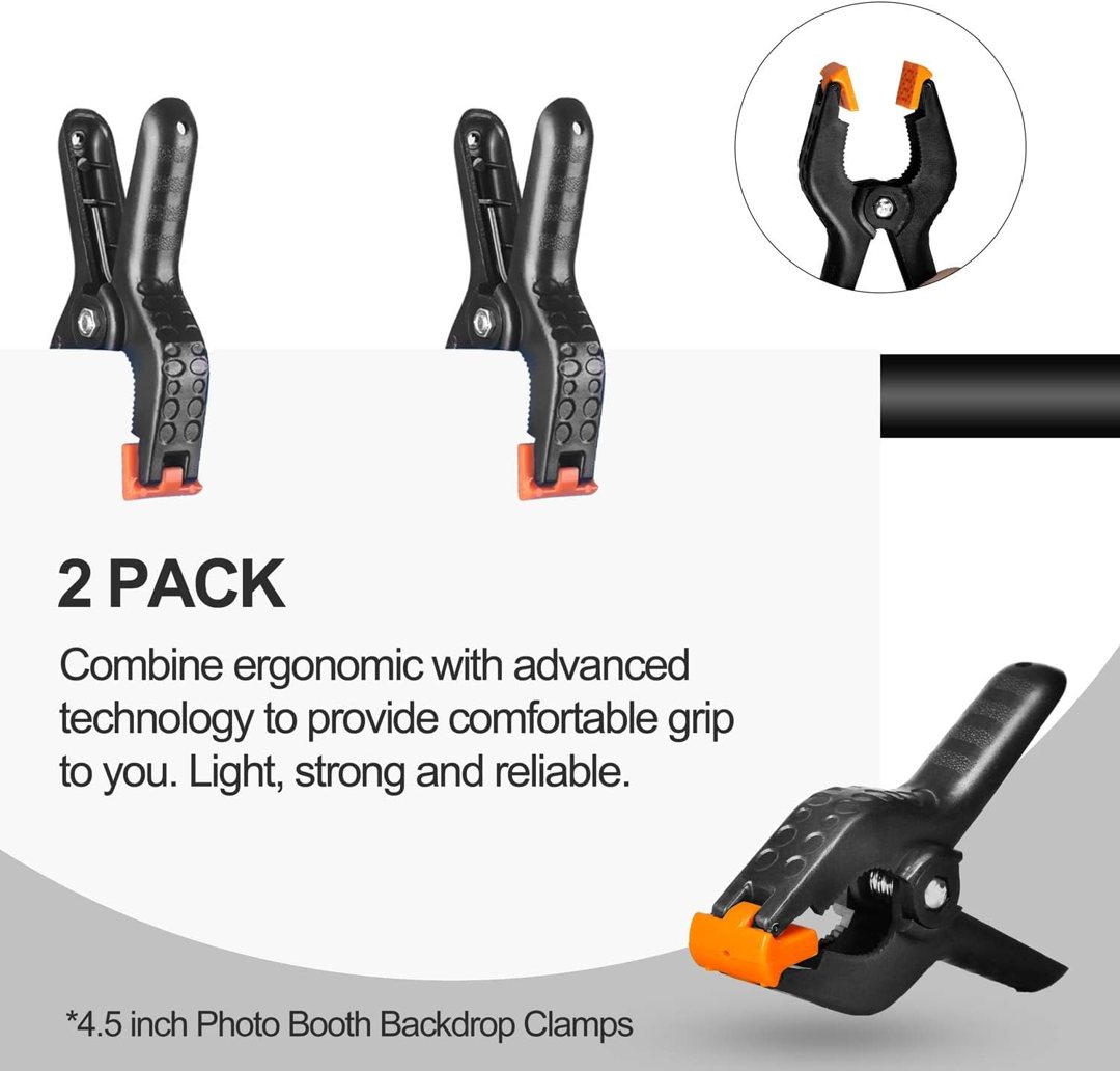 EMART 3 x 6.5ft Portable T-Shape Backdrop Stand, Back Drop Stand for Party — frame 5