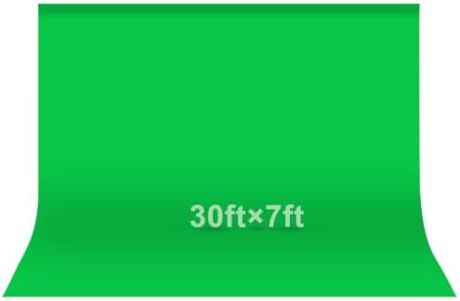 EMART 30x7Ft Green Screen Backdrop,Photography Greenscreen Background