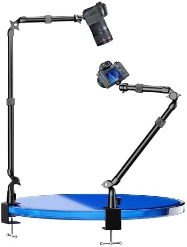 EMART 40" Overhead Camera Mount with Serrated Bite Magic Arm&1/4" Ball Head — frame 1