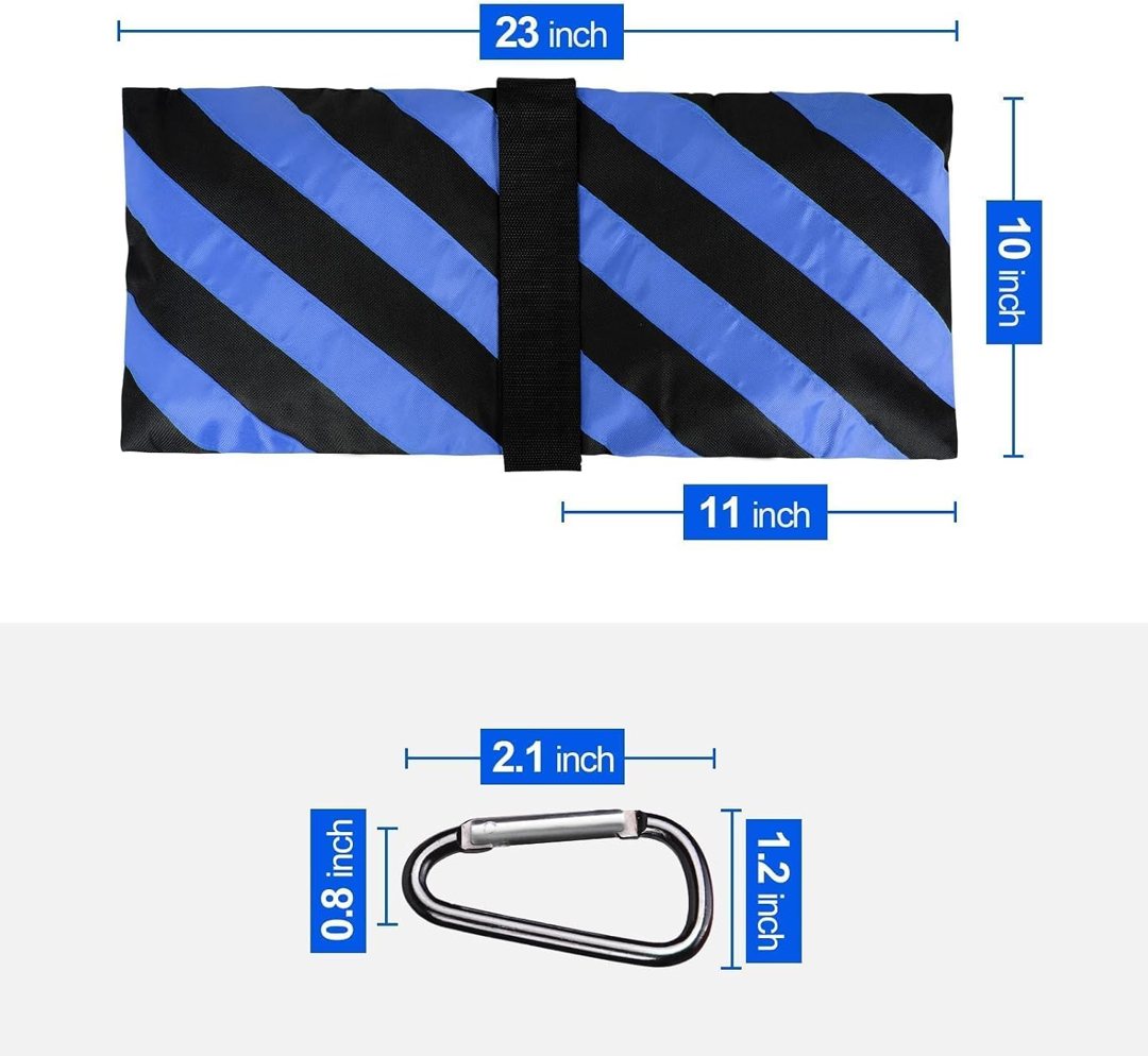 EMART 4Packs Sand Bags for Weight, Bule Sandbags for Backdrop Stand, Canopy — frame 5