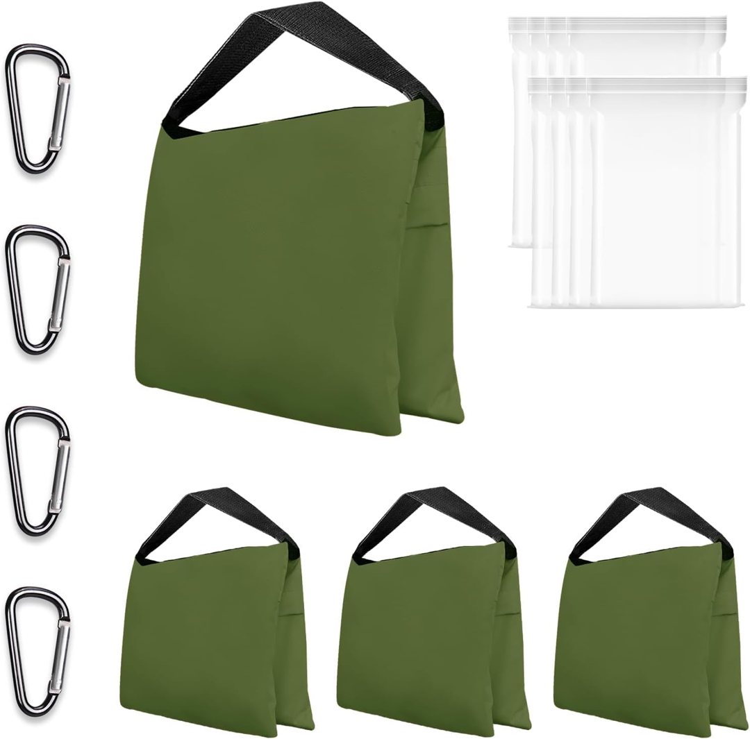 EMART 4Packs Sand Bags for Weight, Green Sandbags for Backdrop Stand Canopy — frame 2