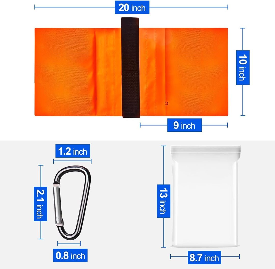 EMART 4Packs Sand Bags for Weight Orange Sandbags for Backdrop Stand Canopy — frame 5