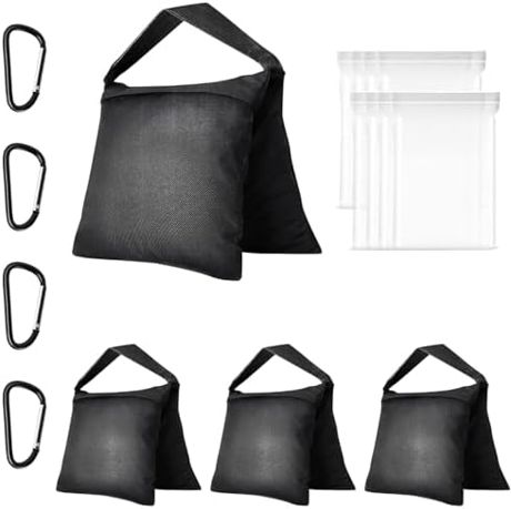 EMART 4Packs Sand Bags for Weight, Sandbags for Backdrop Stand, Canopy