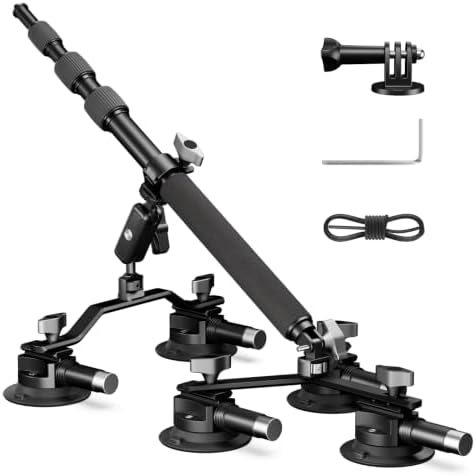 EMART 5 in 1 Suction Cup Camera Mount for Gopro/DJI/Insta 360/AKASO Cameras — frame 1