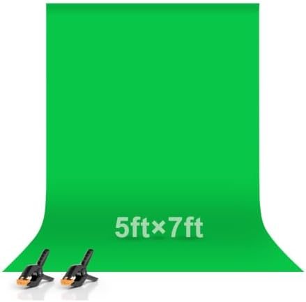 EMART 5x7Ft Green Screen Backdrop,Photography Greenscreen Background — frame 1