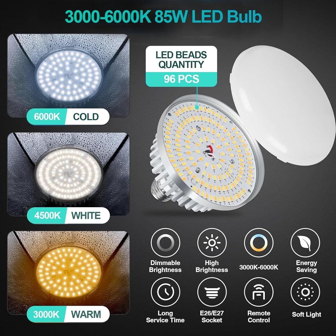 EMART 7 x 10 FT Photography Lighting Kit with 85W LED Bulbs for Portrait — frame 5