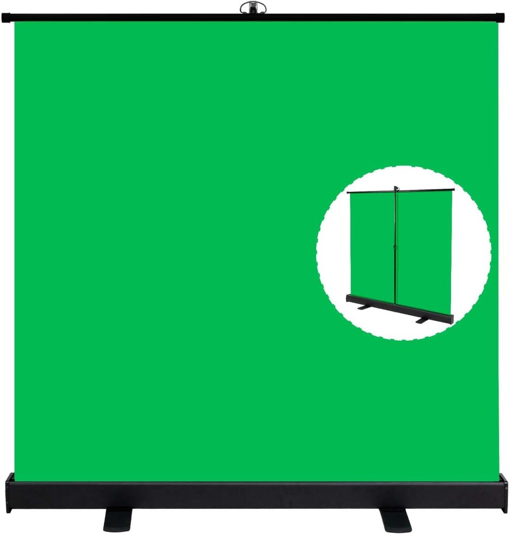 EMART 77x76in Collapsible Green Screen Backdrop Portable Photo Background — frame 2