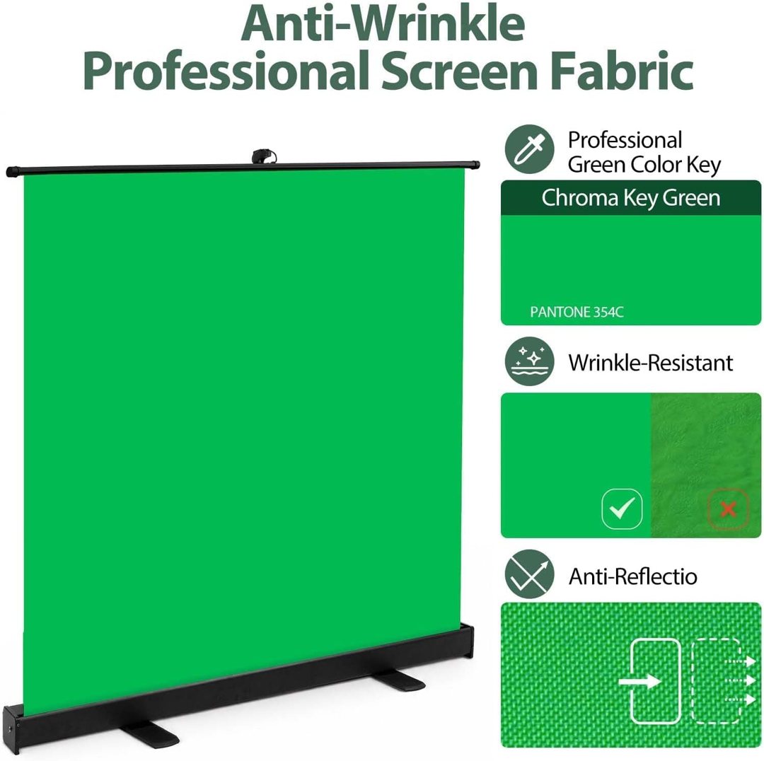 EMART 77x76in Collapsible Green Screen Backdrop Portable Photo Background — frame 4