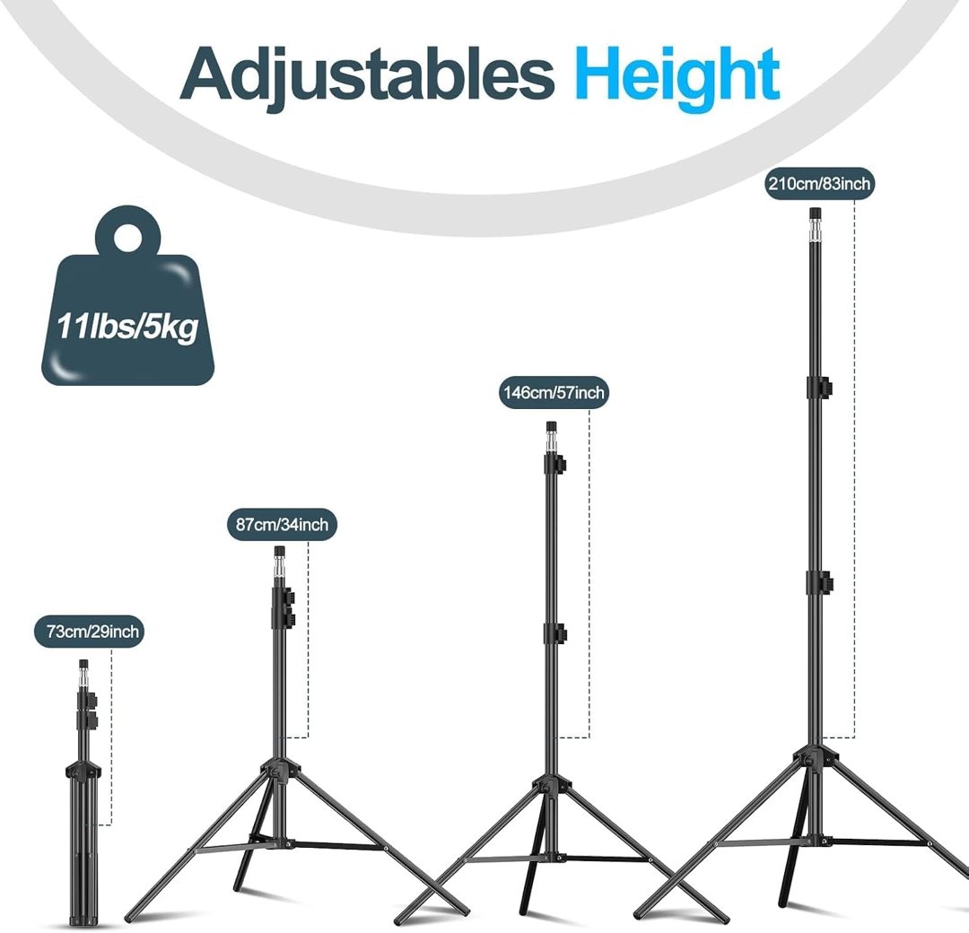 EMART 7Ft Light Stand for Photography, Speedlight, Flash, Softbox-2 Pack — frame 3