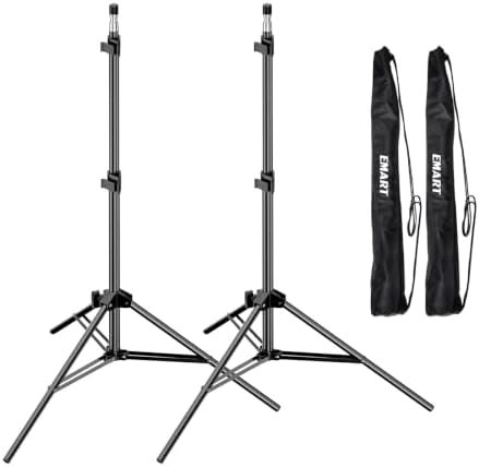EMART 7Ft Light Stand for Photography, Speedlight, Flash, Softbox-2 Pack