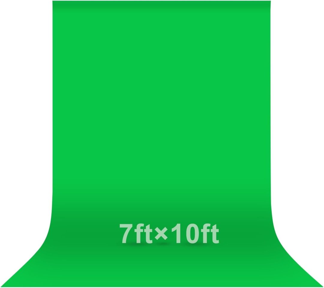 EMART 7x10Ft Green Screen Backdrop,Photography Greenscreen Background — frame 2
