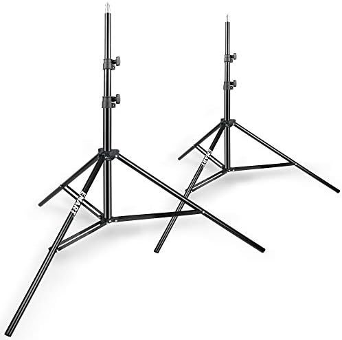 EMART 8.5 Ft Light Stand for Photography, Speedlight, Flash, Softbox-2 Pack