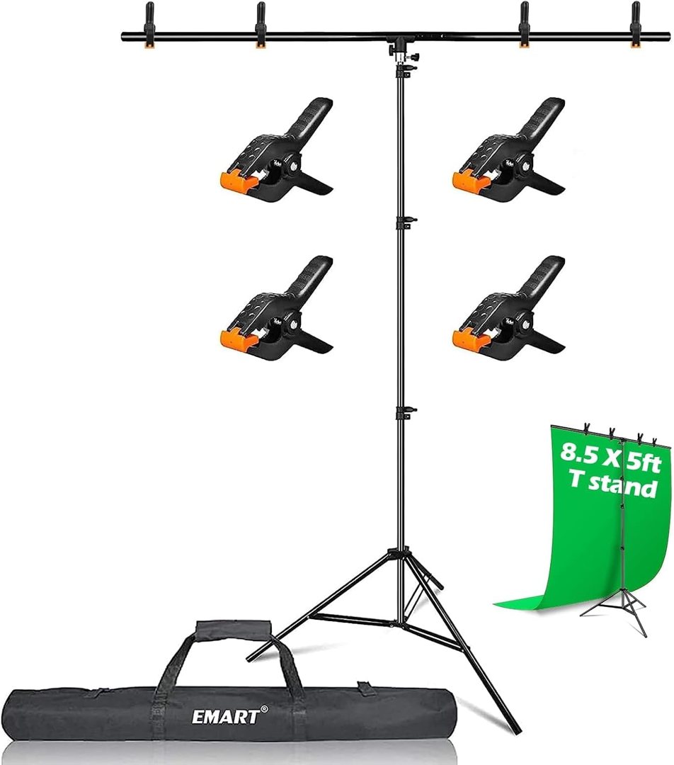 EMART 8.5 x 5ft Portable T-Shape Backdrop Stand, Back Drop Stand for Party — frame 2