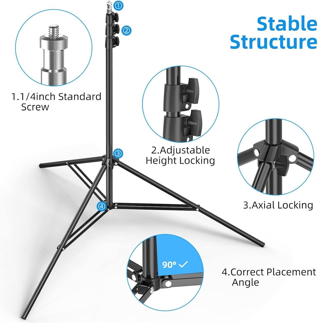 EMART 8.5 x 5ft Portable T-Shape Backdrop Stand, Back Drop Stand for Party — frame 4