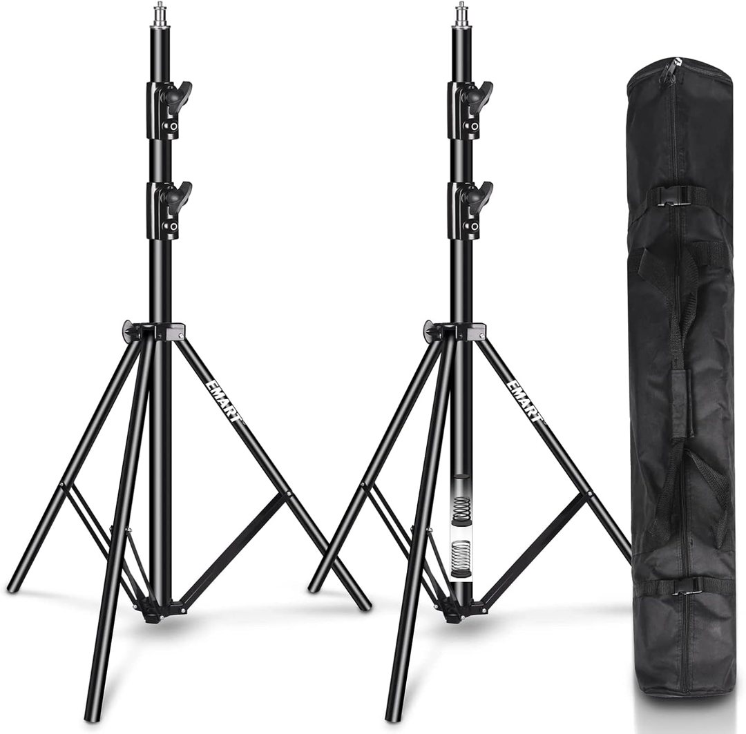 EMART 8.5ft Heavy Duty Light Stand with Spring Cushioned for Photography — frame 2