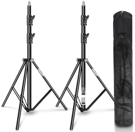 EMART 8.5ft Heavy Duty Light Stand with Spring Cushioned for Photography