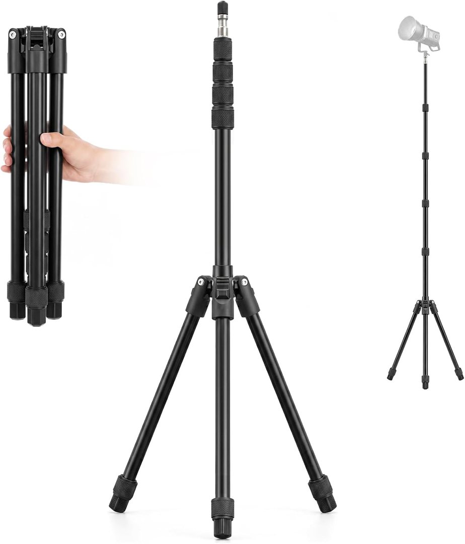 EMART 86" Light Stand Photography, Portable Reverse Folding Tripod Stand — frame 2