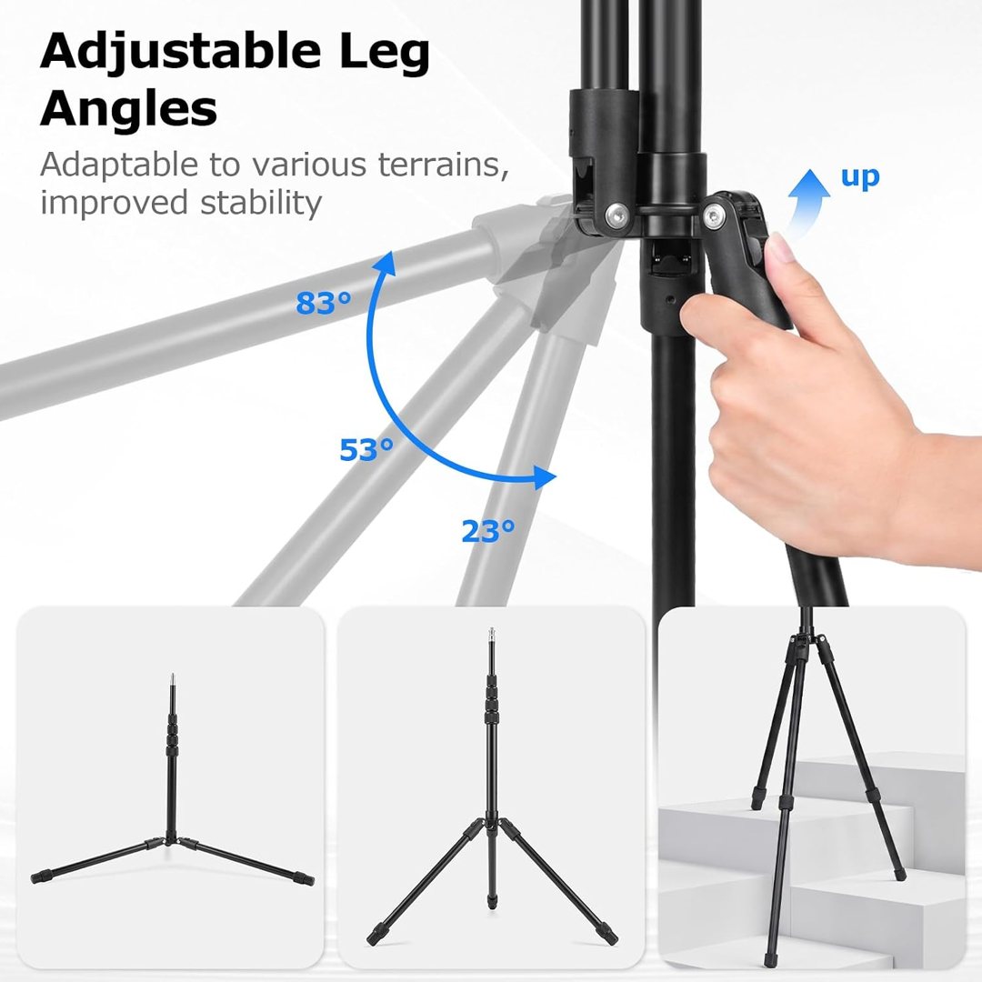 EMART 86" Light Stand Photography, Portable Reverse Folding Tripod Stand — frame 5