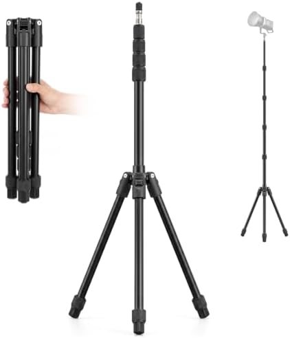 EMART 86" Light Stand Photography, Portable Reverse Folding Tripod Stand