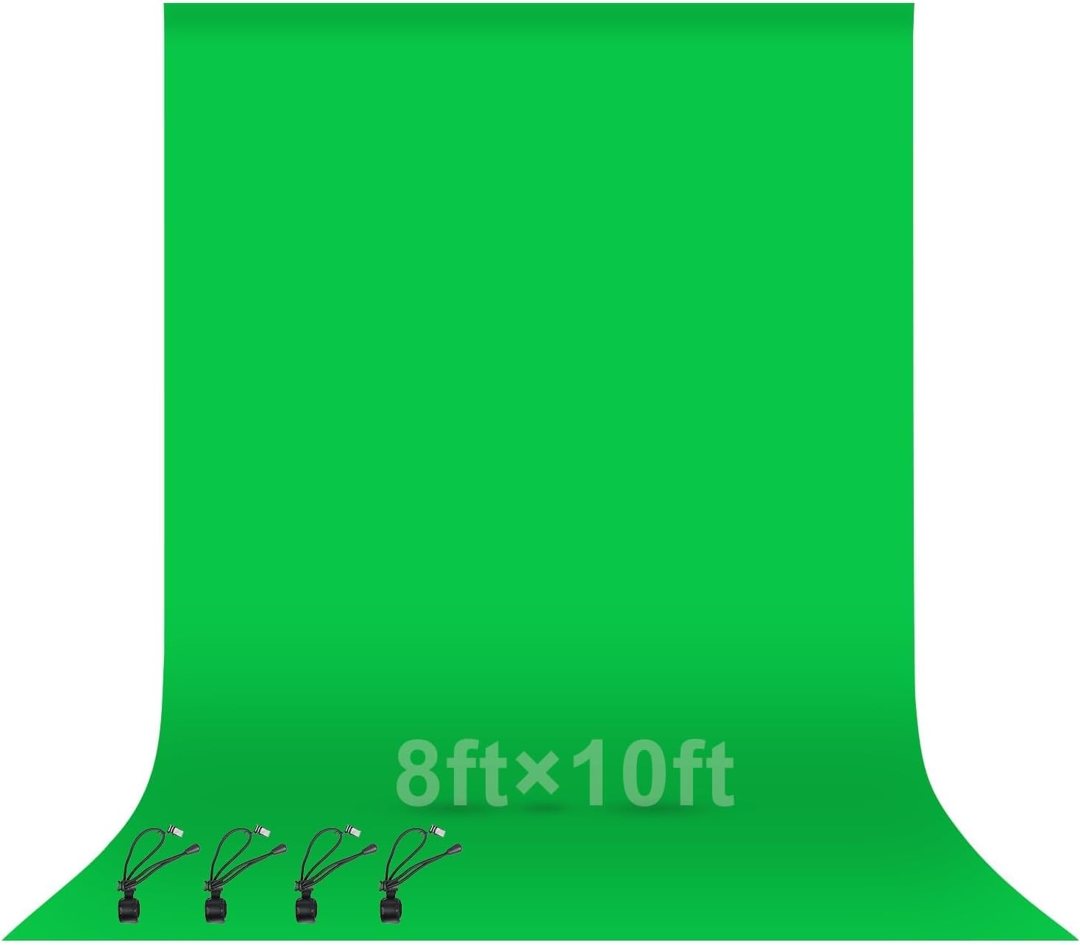 EMART 8x10Ft Green Screen Backdrop,Photography Greenscreen Background — frame 2