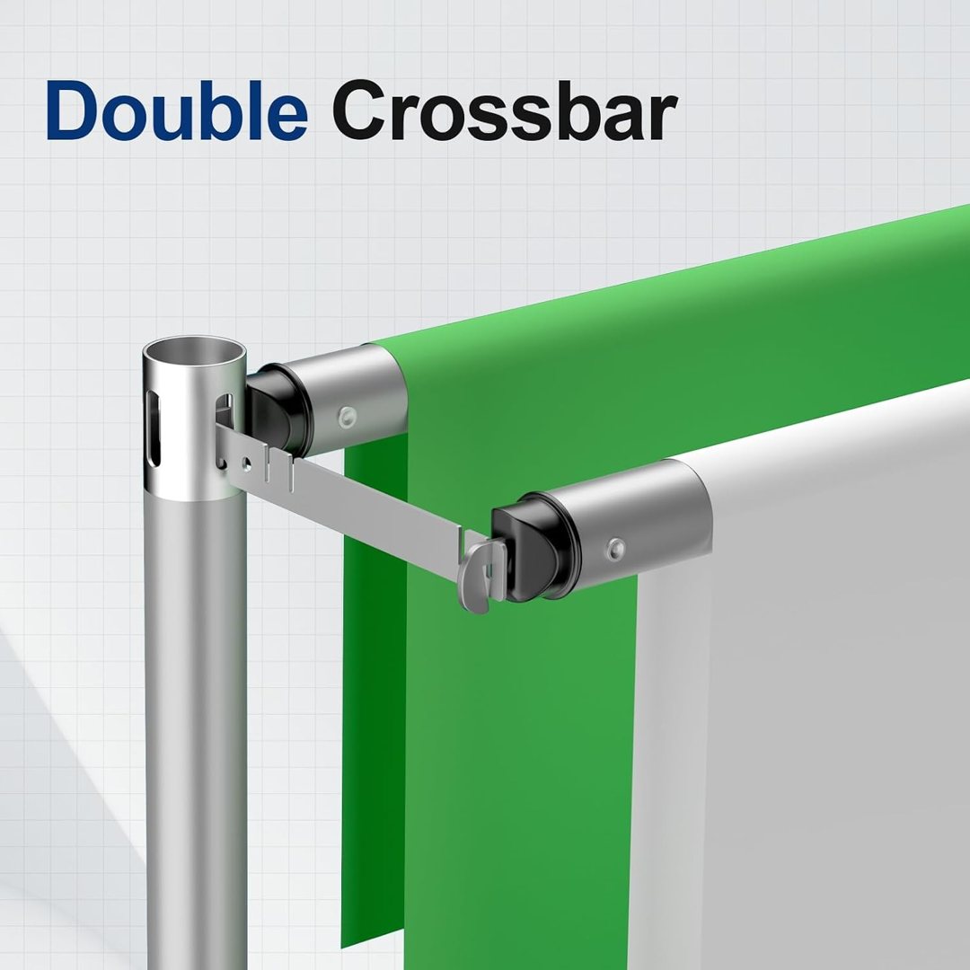 EMART Backdrop Stand Heavy Duty 10x20Ft Double Crossbar Pipe and Drape — frame 3