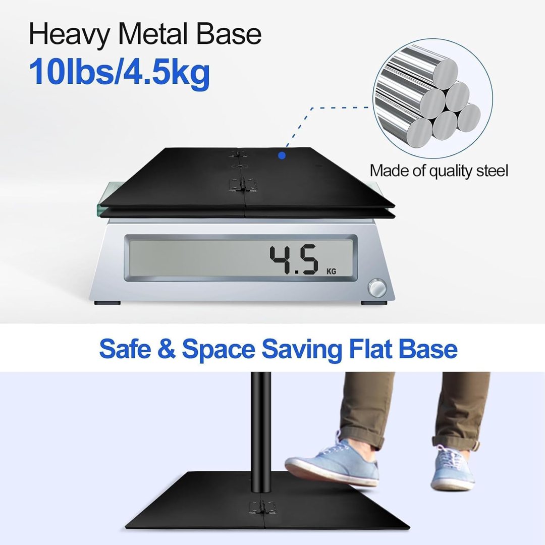 EMART Backdrop Stand Heavy Duty 6.5x10ft Adjustable Pipe and Drape Stand — frame 4