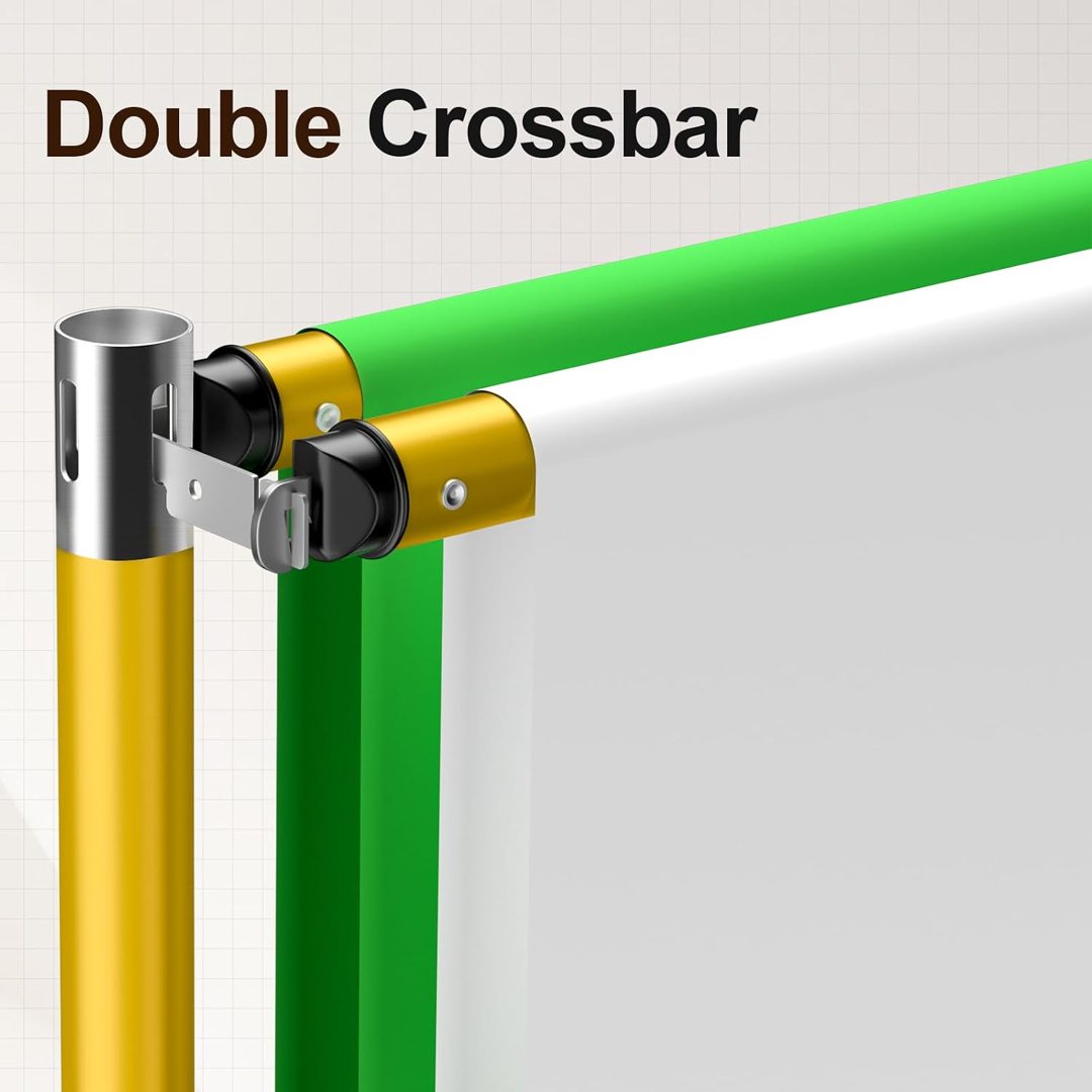 EMART Backdrop Stand Heavy Duty 8.9x10Ft Double Crossbar Pipe and Drape — frame 3