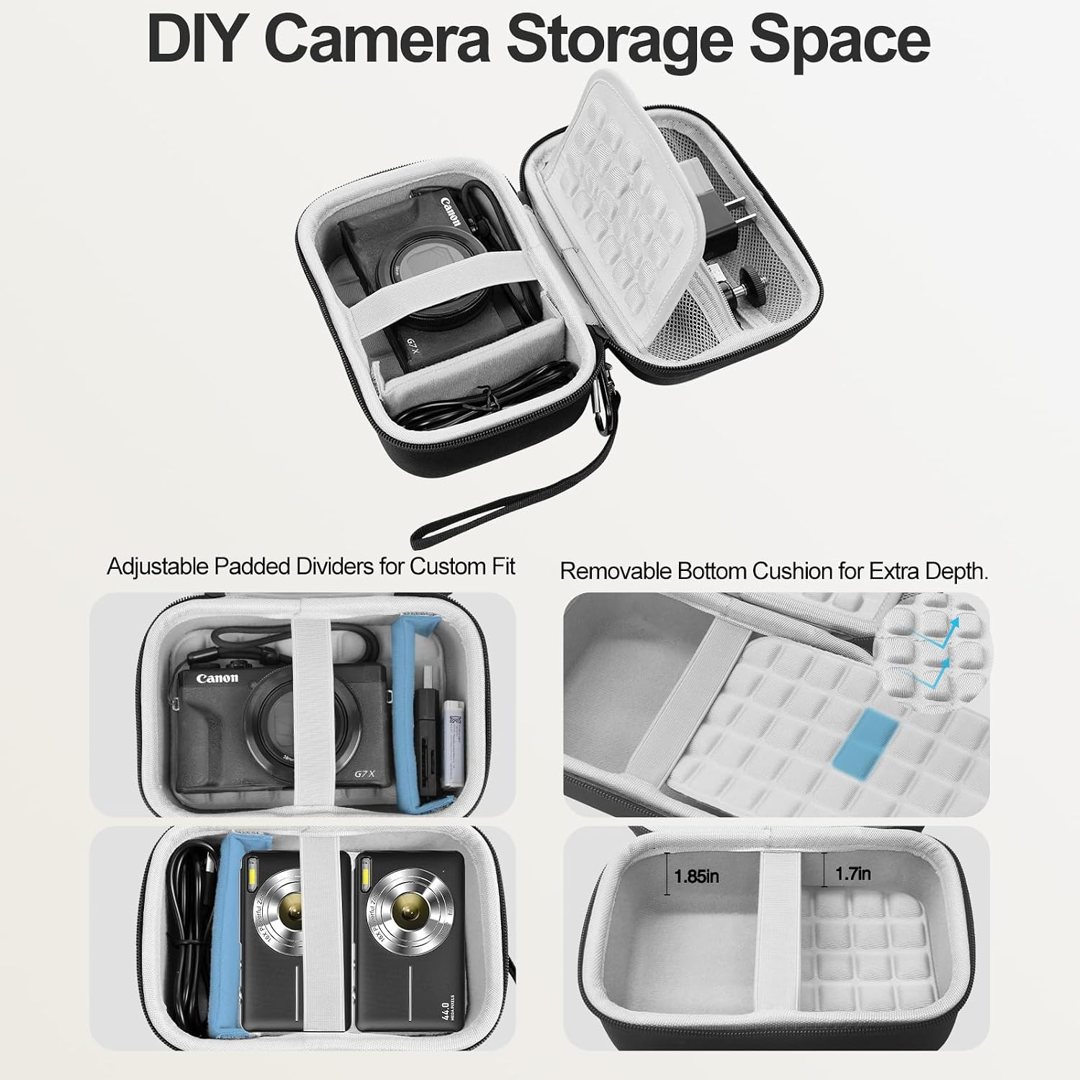 EMART Digital Camera Case, Small Camera Bag Fit Size<6"x4"x1.85" for Kodak. — frame 3