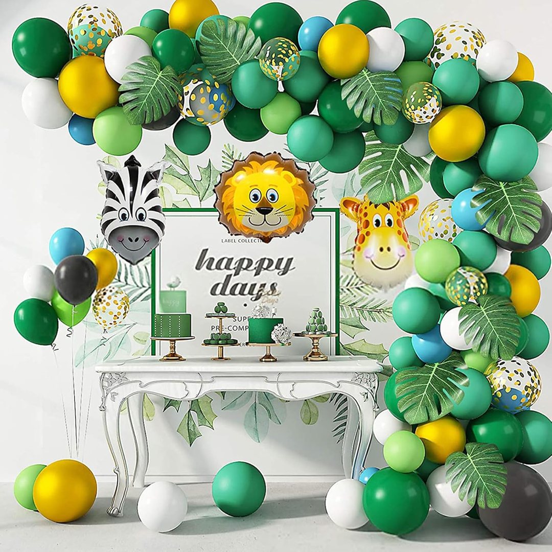 EMART Green Balloons 12 Inch 100pcs, Latex Balloons for Party(with Ribbon) — frame 3