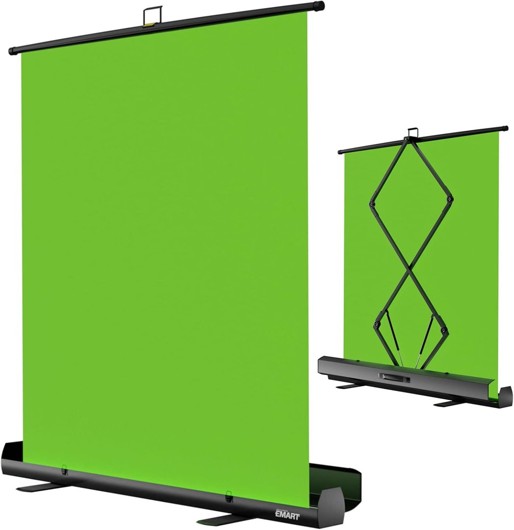 EMART Green Screen, 58x74in Collapsible Chroma Key Panel for Backdrop — frame 2
