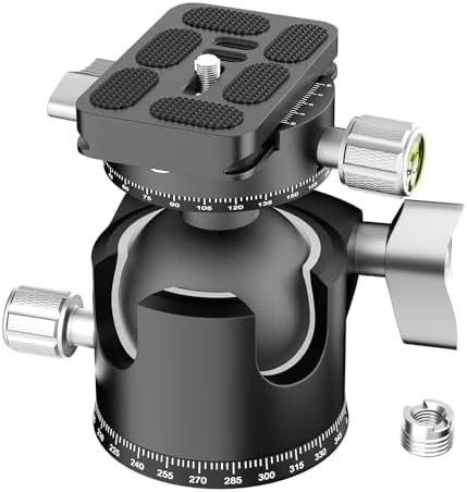 EMART Low Profile Tripod Ball Head with 1/4" Arca Swiss Quick Release Plat