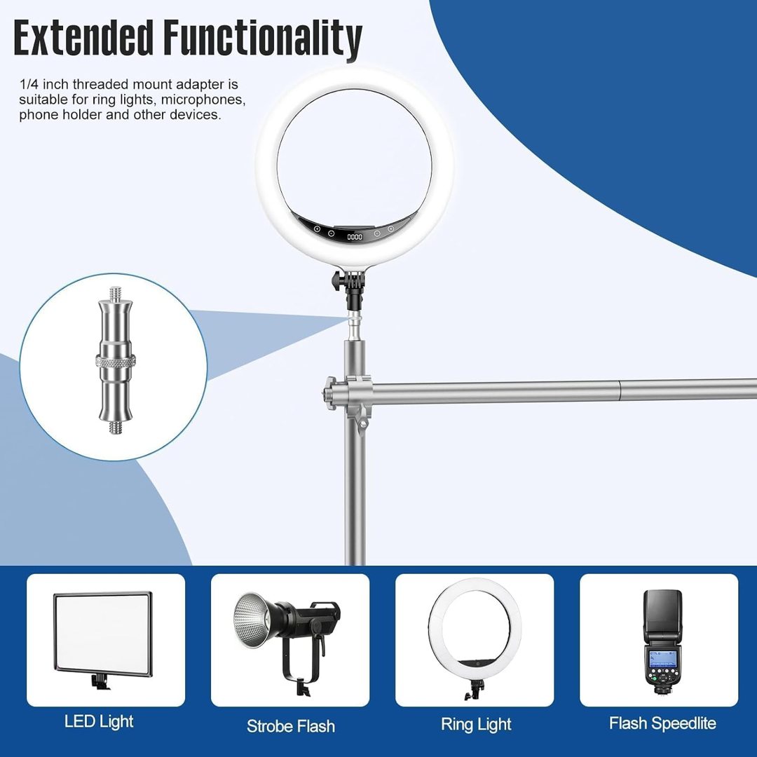 EMART Overhead Camera Mount Rig, Adjustable Aluminum Tabletop Platform — frame 3