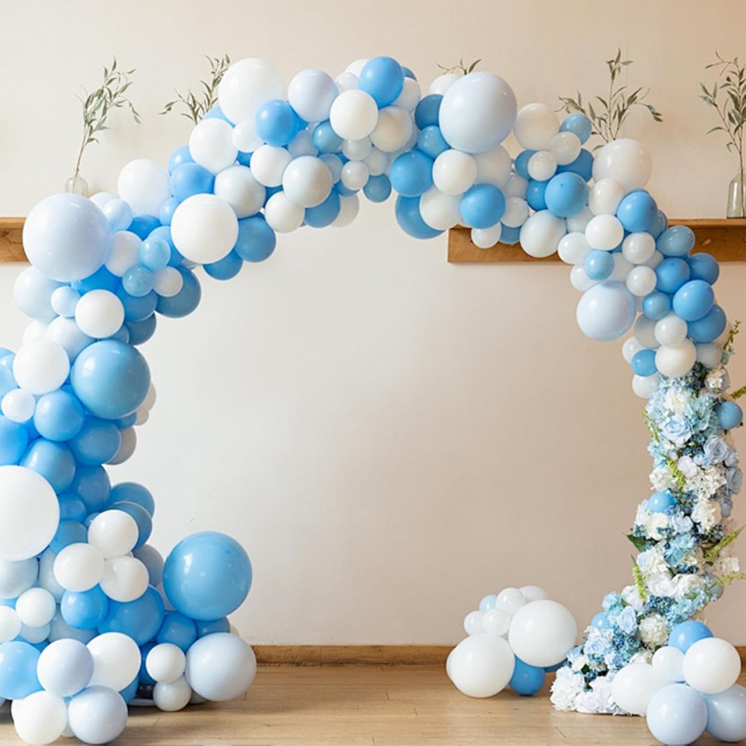 EMART Pastel Blue Balloons 12 Inch 100pcs，Latex Balloons for Party — frame 3