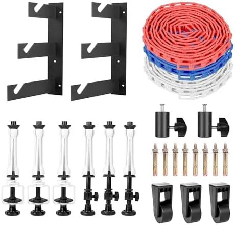 EMART Photography Backdrop Wall Mount 3 Roller Support System for Photo